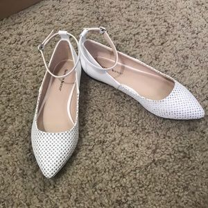 Ankle strap ballerina shoes